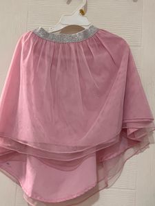 UCB Pink layered girls skirt 6-8 yrs