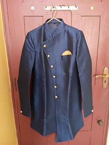 Men's Navy Blue Sherwani