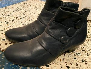 Navy Blue Boots