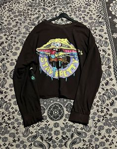 Graphic Print Long Sleeve Tshirt