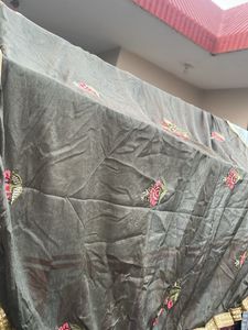 Embroidered Silk Saree