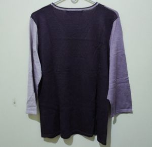 Sag Harbor purple mauve lavender top blouse