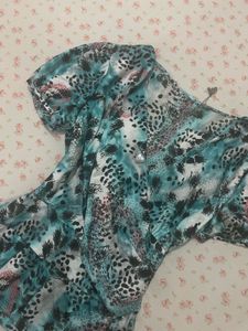 Stylish Printed Short Sleeve Top
