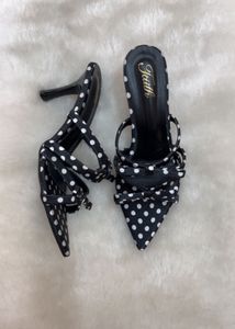 Stylish Polka Dot Heels