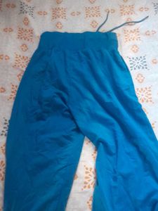 Blue Graphic Print Sweat Suit Set