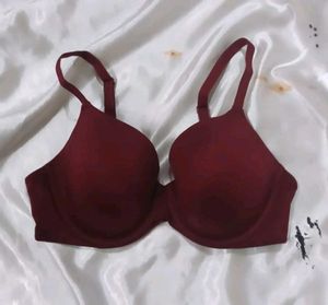 Maroon Padded Bra