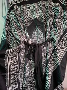 SALE..Classy Black N White Kaftan