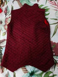 Red Quilted Vest