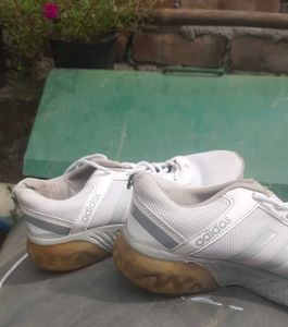 Adidas White Sports Shoes || 2.5 inch heel