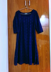 Elegant Blue Sequin Kurta