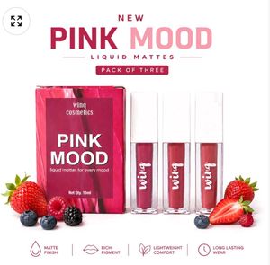 Wing Cosmetics Pink Mood Liquid Matte Lipsticks