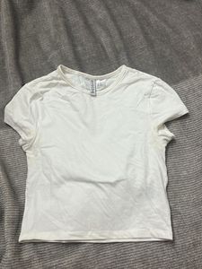 H&M Divided White Basic T-Shirt