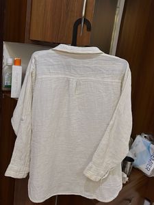 White oversized shirt