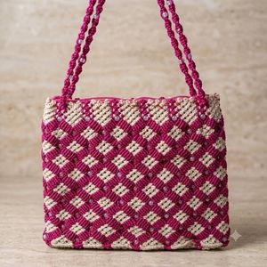 Handmade Macrame Shoulder Bag for Women
