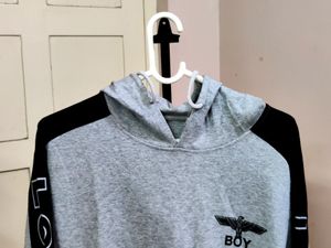 💥BUY1GET1💥 mens grey Boy London hoodie.