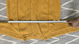 Cozy Mustard Cable Knit Sweater
