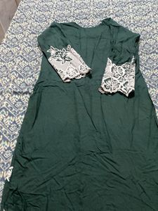 Elegant Green Embroidered Kurta
