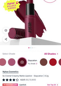 Lot of 3 Matte bullet Lipsticks