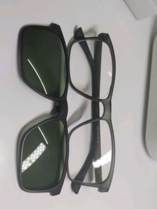 Clip-on Sunglasses with Prescription Glasses