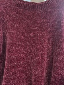 Comfy And Stylish Maroon Sweater