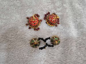 Exquisite Indian Ethnic Earrings Set