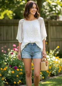 Women's Thrifted Crochet Top! 🕊️