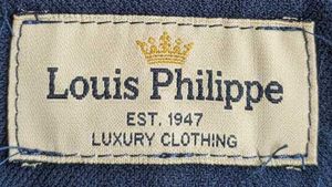 Blue Louis Philippe Long Sleeve T-Shirt
