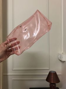 Pink Metallic Pleated Turban