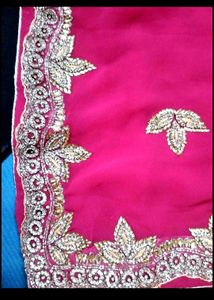 Beautiful Handwork Saree with blouse
