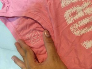 Pink Graphic T-Shirt with Printed Skirt