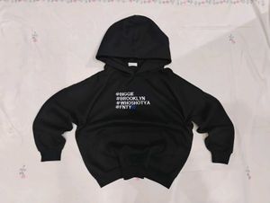 Black Graphic Hoodie