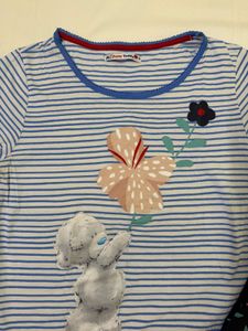 M&amp;S Pyjama Set with Teddy Bear &amp; Flowers