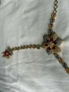 Exquisite Flower Hand Harness Ring