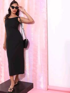 Tokyo Talkies Women Maxi Black Dress
