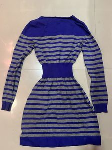 Striped Long Sleeve Dress