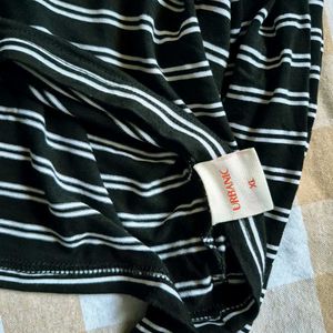 Savana Striped Cropped Polo Shirt