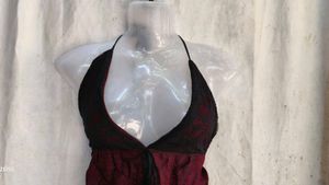 Gothic Lace Halter Top