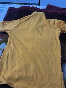 boy’s Yellow Graphic Polo Shirt