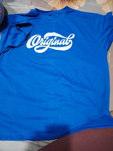 Blue 'Original' Graphic T-Shirt