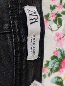 Zara Black Denim Jeans