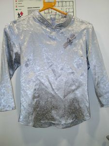 Mandarin Collar trendy top