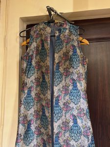 Teal Blouse &amp; Pant &amp; Jacket Set