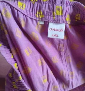 Comfortable Pink Printed Pajama Pants
