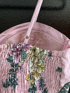 🌸 Beautiful Pink Floral Wide-Leg Jumpsuit 🌸