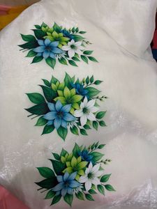 Floral Print Dress Material