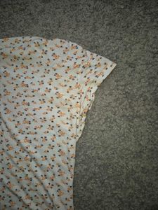 Floral White T-Shirt