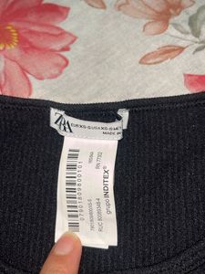 Zara Rhinestone Top