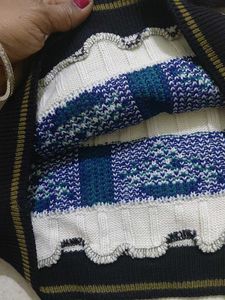 Vintage Sweater Vest with Cute Graphics