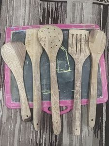 Wooden Kitchen Utensil Set