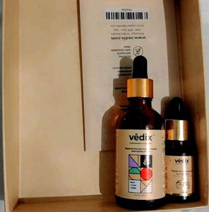 Vedix Nuyantra Pro Hair Growth Serum With Dandruff Care And Vedix Vikruth Amla Booster Oil
